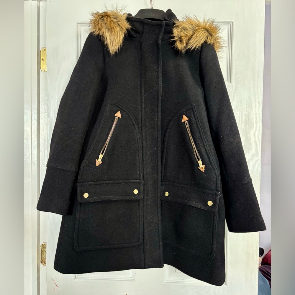 New stadium cloth pea coat